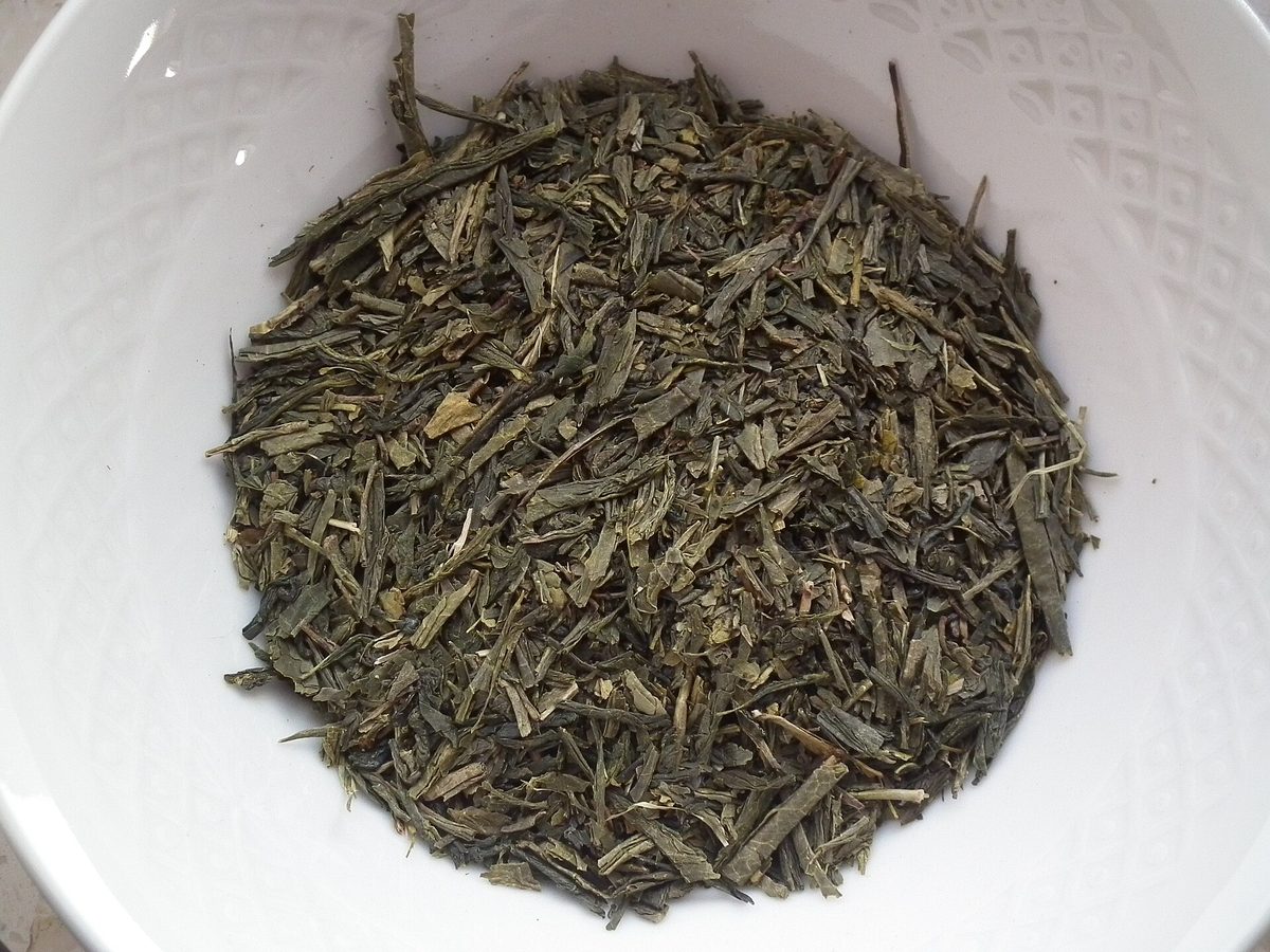 Sencha tea — loose leaves